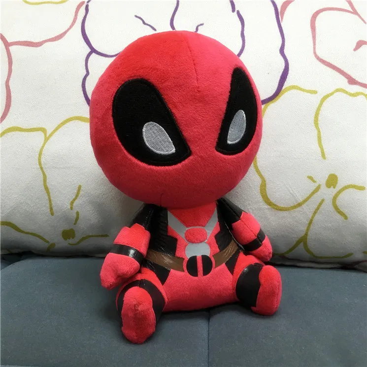 Marvel Movie Deadpool 2016 мягкая Дэдпул Человек паук плюшевая кукла игрушечная фигура 20 см