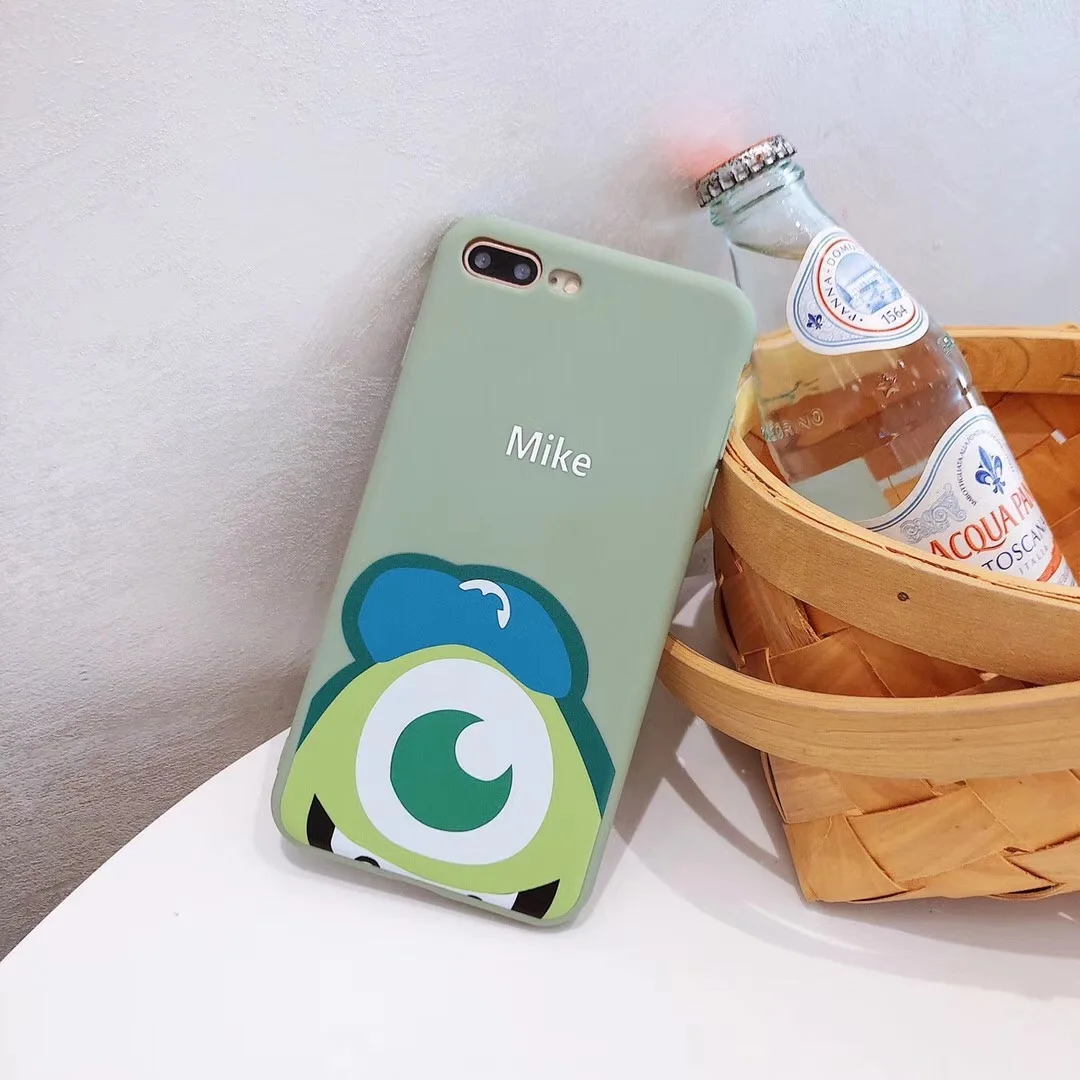 Милый мультяшный чехол для телефона sulley Mike iphone 7 plus 8 6 s аниме x xs max xr Fundas чехлы |