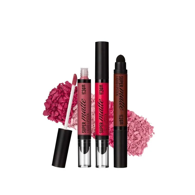 MENOW Brand Perfect Beauty Longlasting Matte Lip Gloss With Sponge Tip Lip Stick effect Lip Gloss L506