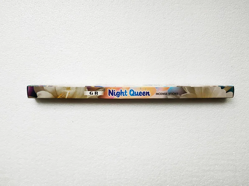 Night Queen 1 маленькая коробка Аутентичные индийские ароматические палочки ручной работы медитация Лаванда Франк благовония белый шалфей благовония палочки аромат для дома - Аромат: Night Queen