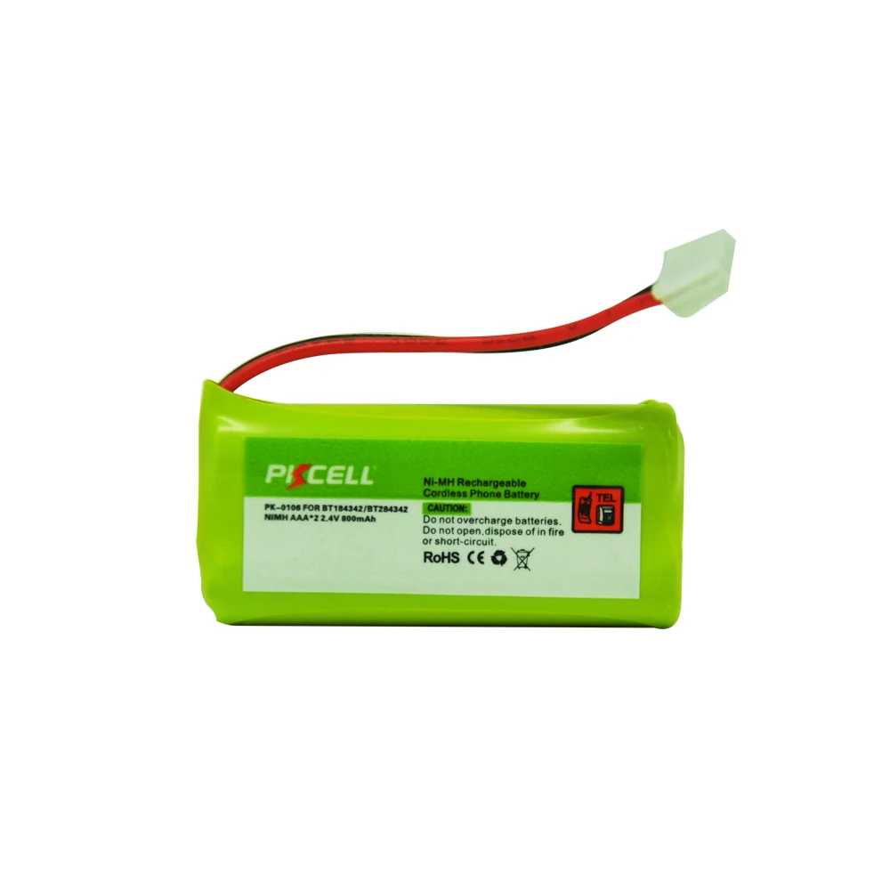 Никель металлогидридный аккумулятор 1 шт. никель AAA 800 мАч 2 4 В аккумуляторная