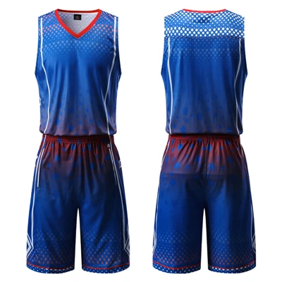 JY1707 blue Камуфляжные баскетбольные майки из Джерси набор мужской пустой команды баскетбол форменная одежда колледж спортивные тренировочные майки Костюмы с принтом - Цвет: JY1707 blue
