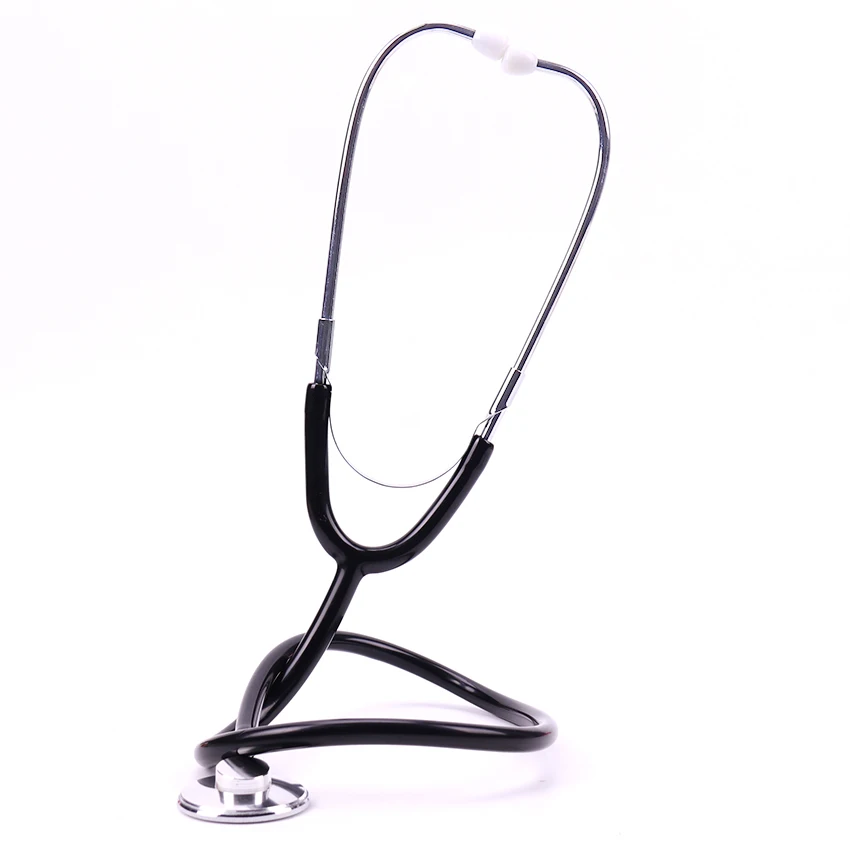black Стетоскоп медицинский Fonendoscopio Профессиональный счастливый доктор физическая терапия Кардиология черный оборудование для здравоохранения - Цвет: black
