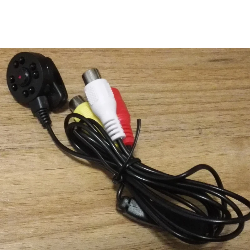 

600 TV Line Mini Camera Night Vision 960p 100 Degree Angel Lens Sony 1/4 HD Sensor CCTV W/ MIC. Analogue Camera