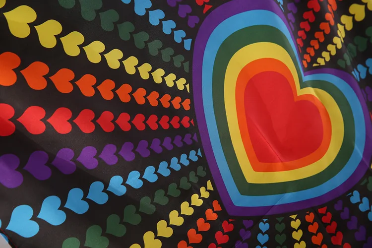 

Rainbow Love Heart Flag 3x5 Feet Home Decor Banner Polyester flag