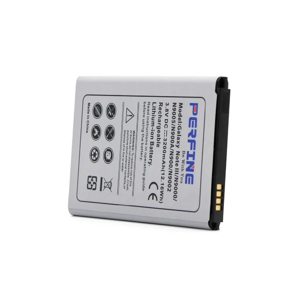 Аккумулятор Note 3 Perfine литий ионный аккумулятор 3200 мАч с функцией NFC Замена для Samsung