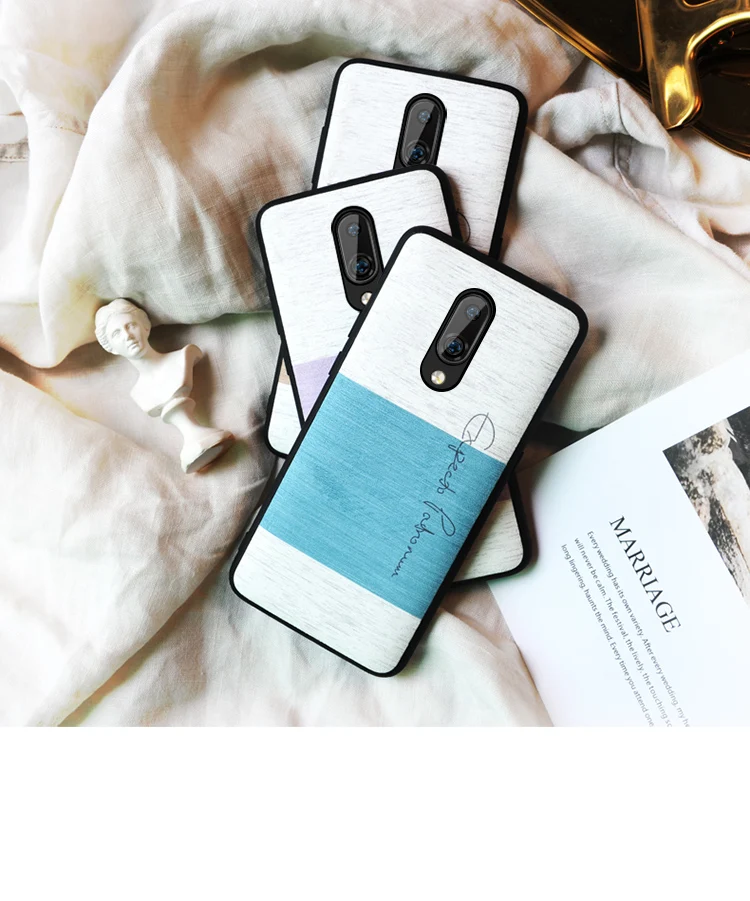 Для Oneplus 7 Чехол Mofi для Oneplus 7 Pro чехол задняя крышка губка хлопковая ткань мягкий коричневый фиолетовый розовый для One Plus 7 Oneplus7 Pro