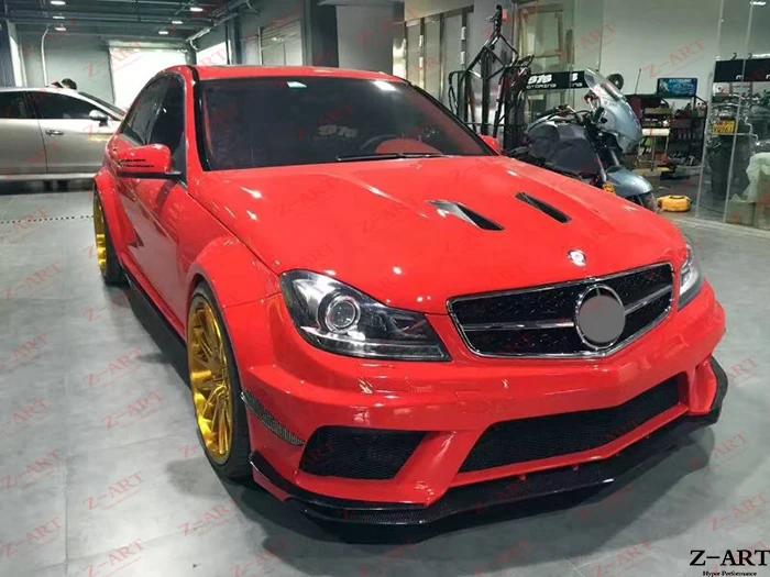 Z ART широкий тюнинг пакет для W204 реального C 63 AMG C63 купе модернизации 2011 2014|Обвесы| |