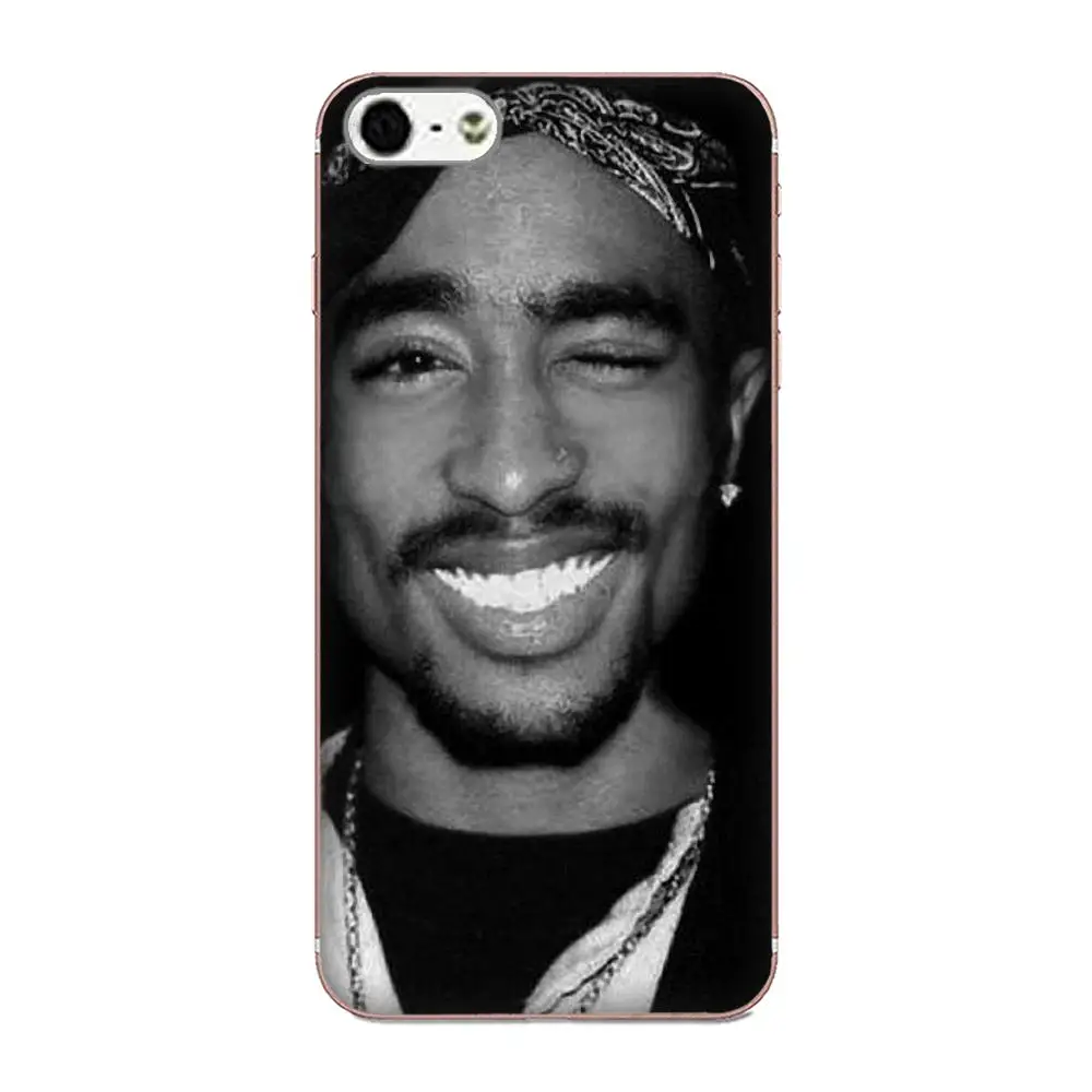 Мягкие сумки Чехлы для Samsung Galaxy Note 5 8 9 S3 S4 S5 S6 S7 S8 S9 S10 mini Edge Plus Lite 2pac Tupac Shakur Rap