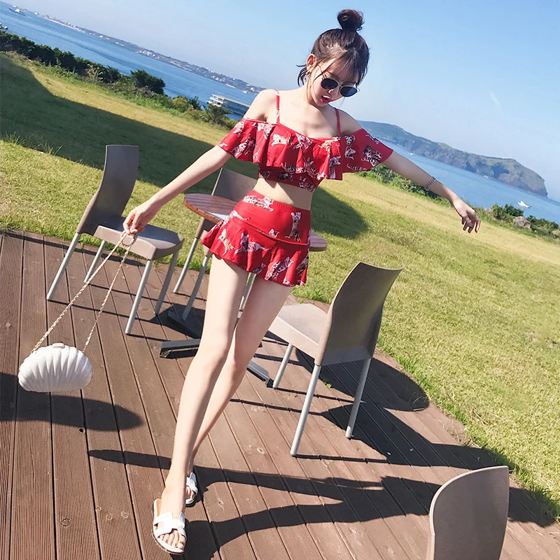 2017 Купальники для малышек Для женщин Двойка бикини Дамская ванный комплект с