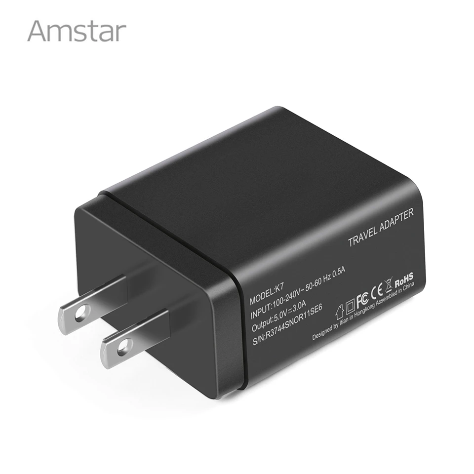 Зарядное устройство Amstar USB C 5 V/3A 15W Type-C настенное зарядное для Google Pixel/Pixel XL Lumia 950xl/950