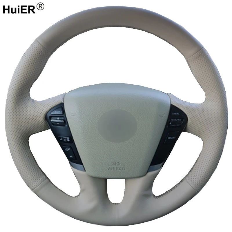 Ручное шитье чехол рулевого колеса автомобиля для Nissan Teana 2008 2009-2011 2012 Quest 2011- Murano 2009-2013 Volant