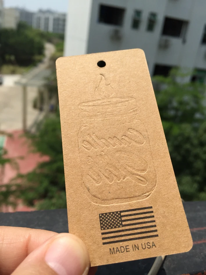 Логотип на заказ Брендовая одежда для малышей Джинсы Бумажные ценники волос