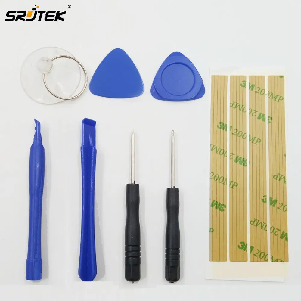 Инструменты Srjtek для замены сломанного ЖК или сенсорного экрана и клейкой ленты 3M