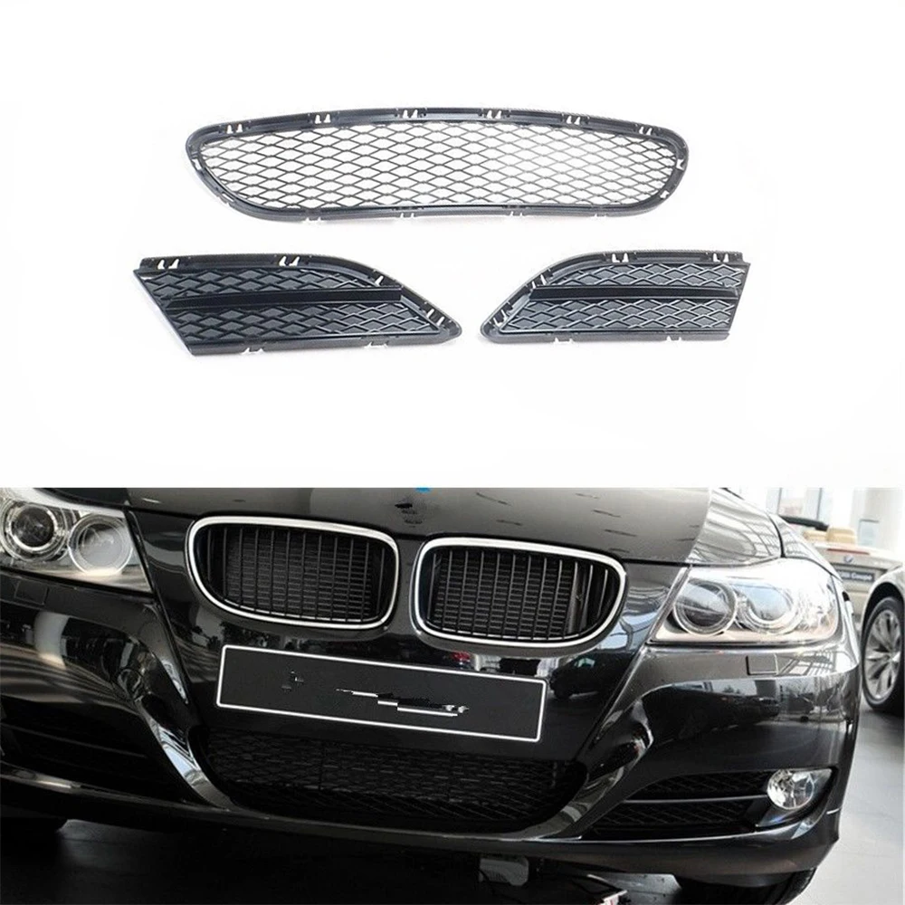 Передний левый и правый решетка нижнего бампера для BMW 3 серии E90 E91 LCI 09-12 325i 328i 335i