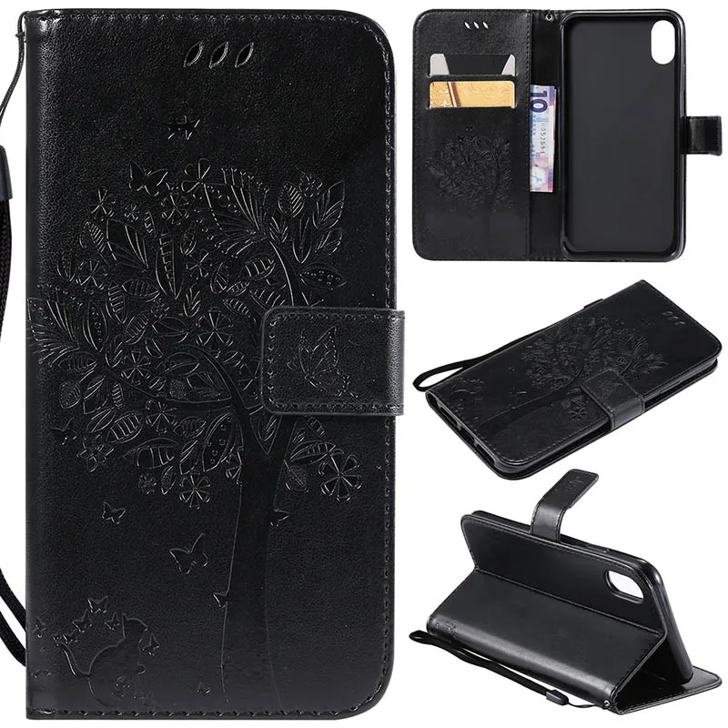 Black Кожаный бумажник чехол для LG K10 откидная крышка для LG K8 чехол для телефона K7 K5 K4 K3 C70 LEON X Мощность G7 ThinQ G710 G3 B128 - Цвет: Black