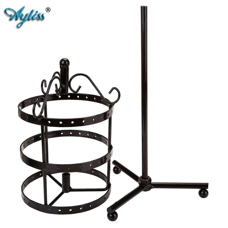 Ayliss металлическая вешалка с 72 отверстиями для сережек браслетов ожерелий