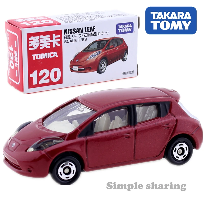 Tomica Nissan Leaf 1: 68 № 120 Игрушечная модель автомобиля Takara Tomy литья под давлением