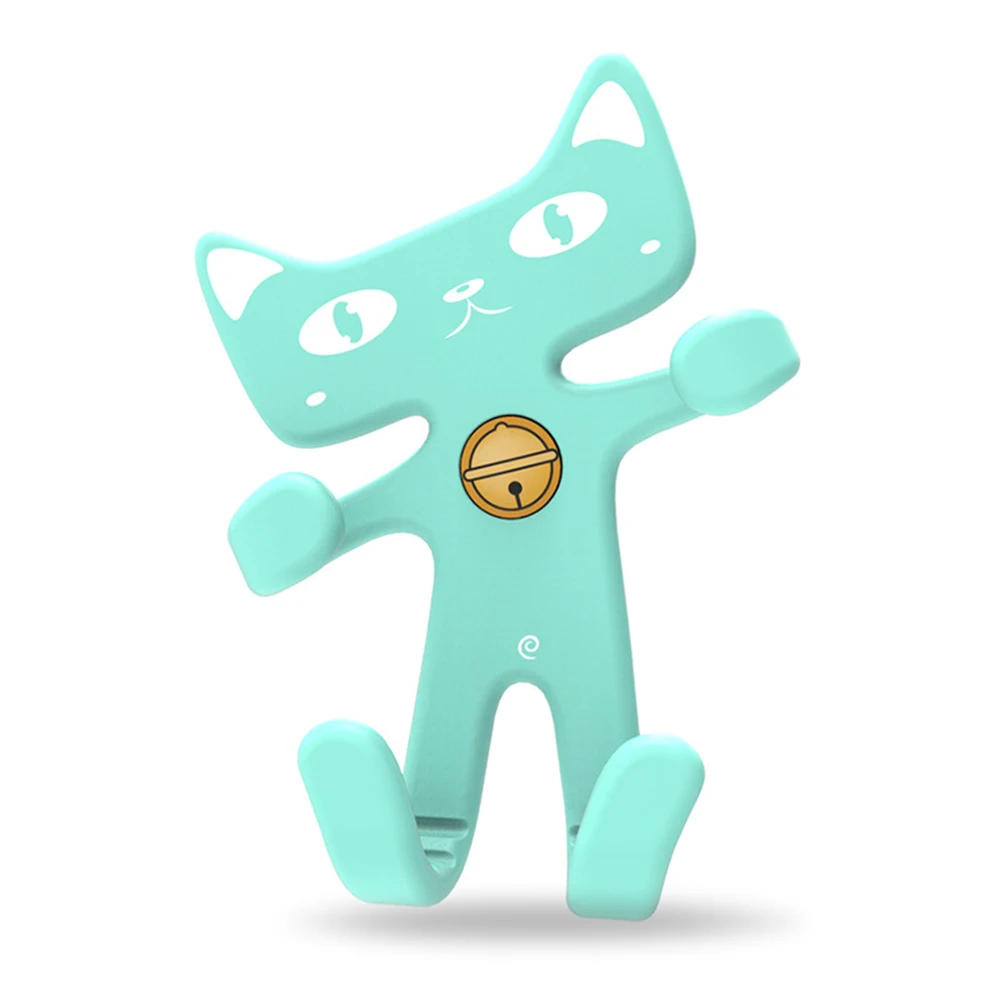 Автомобильный держатель для телефона с изображением из мультфильма Lucky Cat, силиконовый Автомобильный Кронштейн для мобильного телефона, автомобильный держатель для розетки, автомобильный держатель для сотового телефона, поддержка gps