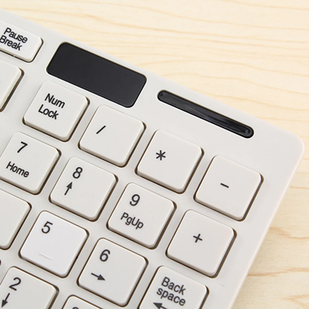 

2.4G Wireless Keyboard Mouse Set Wireless Optical Mouse 1600dpi Keyboard Movie Set for Laptop PC GDeals