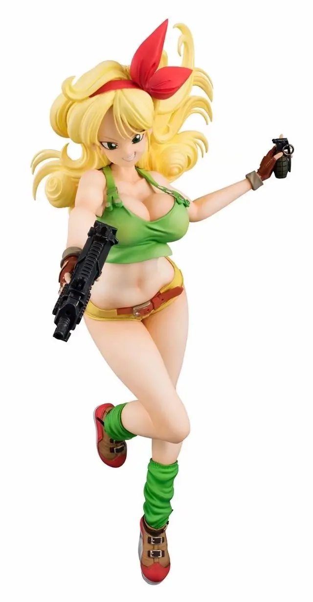 2 цвета аниме действие фигурка Dragon Ball Z DBZ Gals обед лунчи желтый/черный держатель волос Ver ПВХ Модель пикантные украшения автомобиля игрушка 19 см