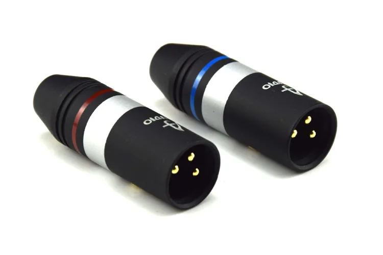 Ataudio Hi-Fi Позолоченный XLR штекер Hi-end мужского и женского пола 3-х контактный разъем XLR для "сделай сам"