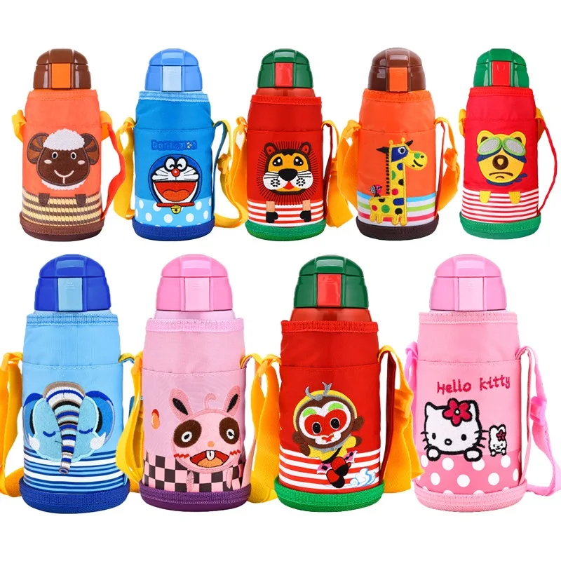 600 мл бутылка для воды из нержавеющей стали с двойной стенкой и изображением