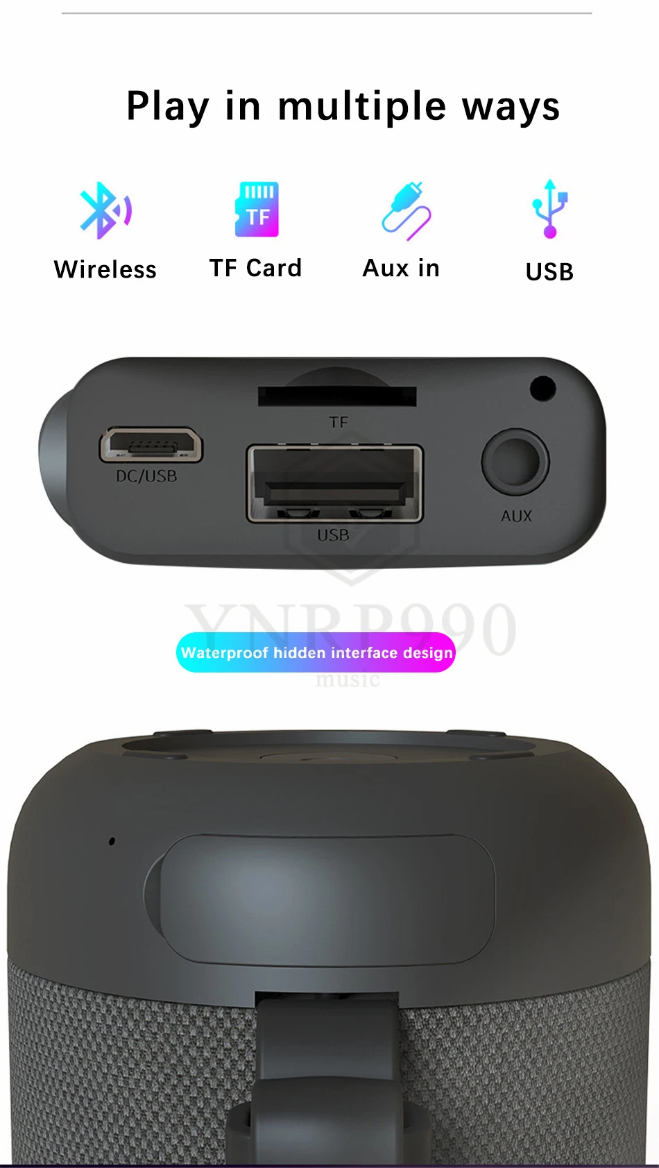 Портативный Tws 10 Вт Bluetooth колонки беспроводной громкоговоритель Саундбар звук стерео Открытый Бумбокс водонепроницаемый caixa де сом бар