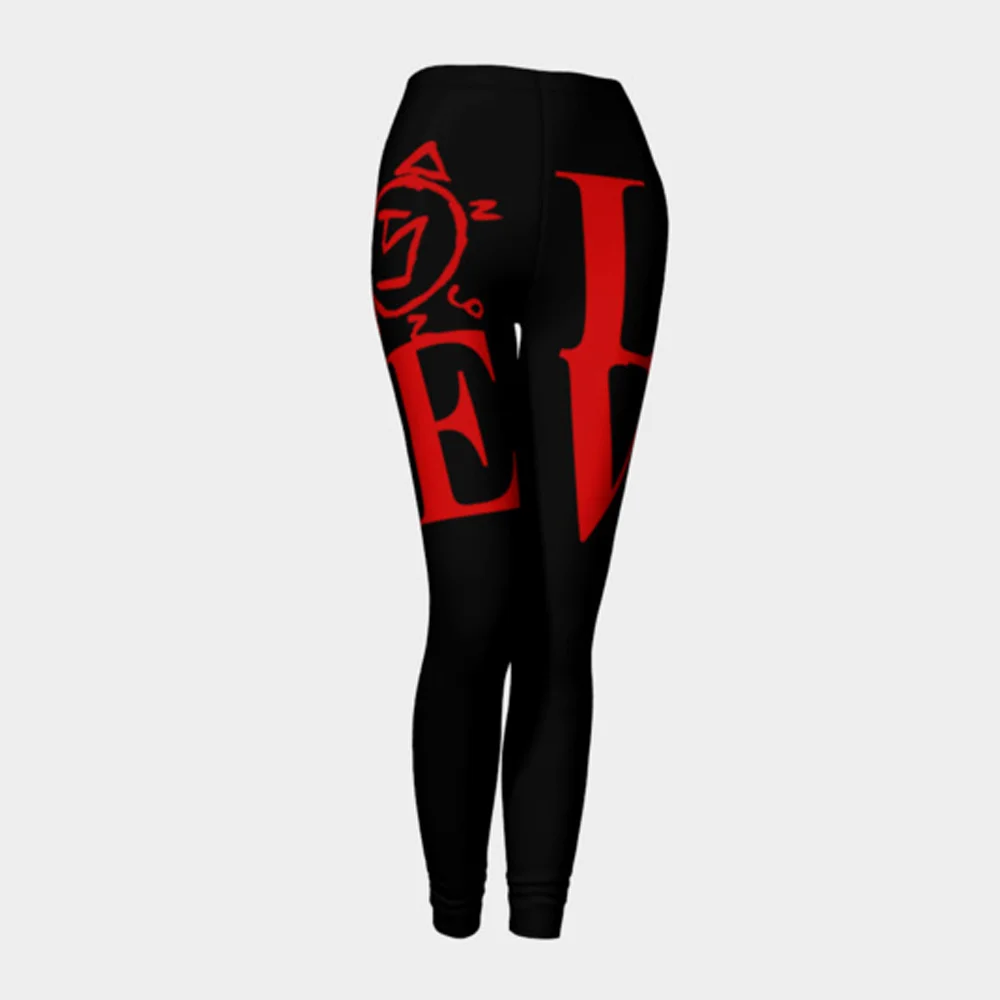 Женские супернатуральные леггинсы с принтом Love новинка 2019 года|print leggings for women|printed