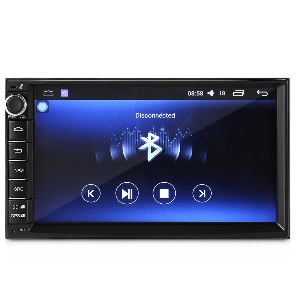 J 2820N Универсальный Android 6.0.1 Quad core 7 дюймовый gps Wi Fi видеорегистратор автомобильный