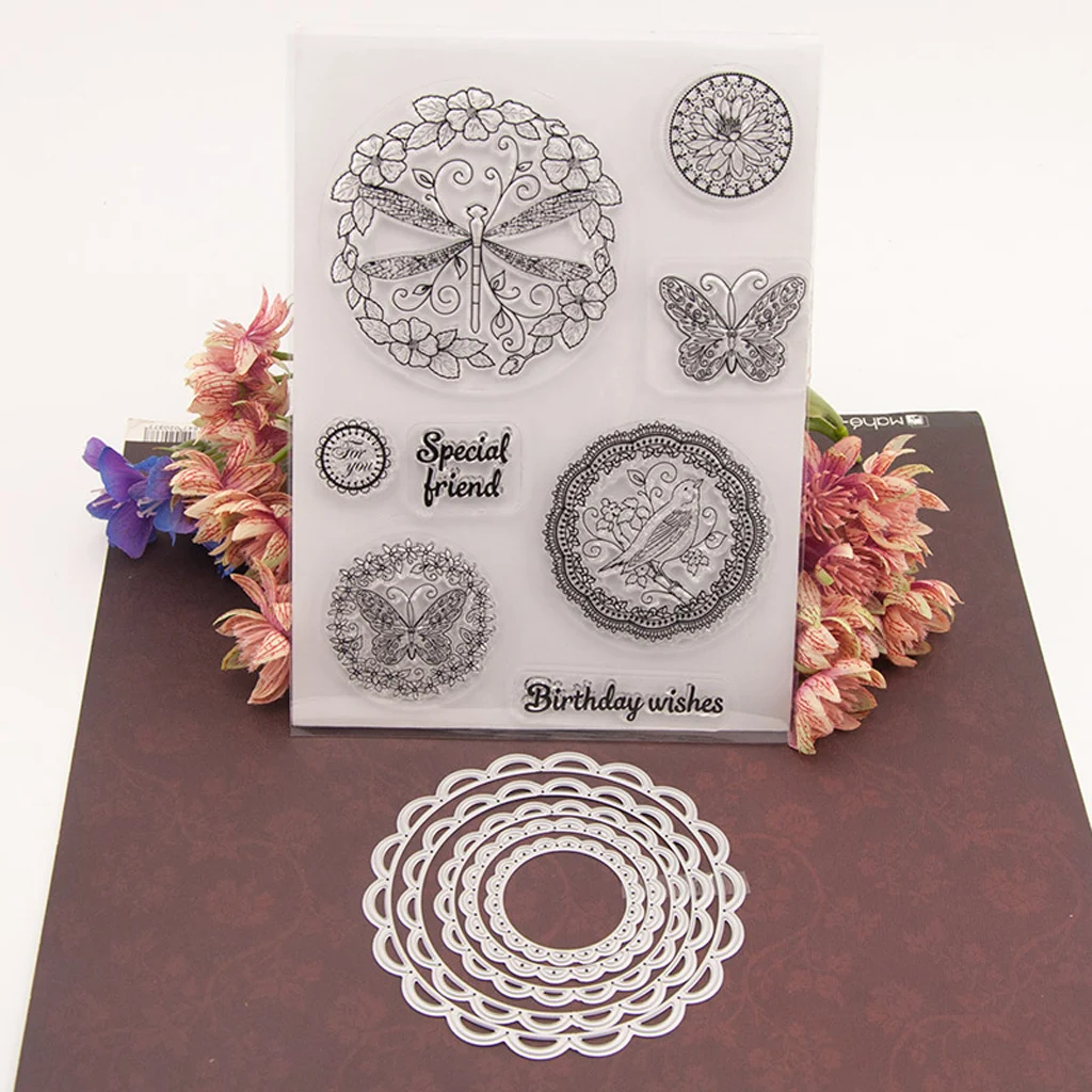 Raindrop Cutting Dies Stencil DIY Scrapbooking Embossing Album Paper Card CraftRamadan Festival Gifts | Дом и сад