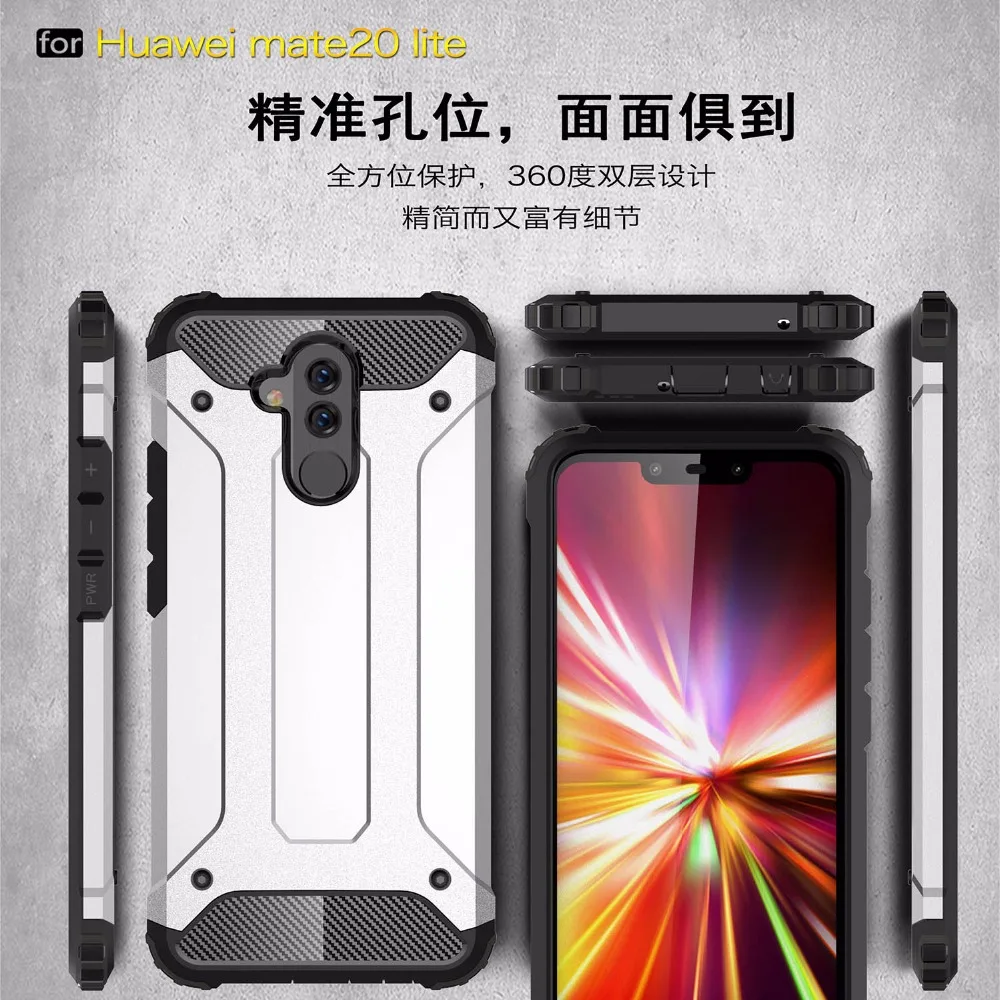 Чехол для Huawei Honor 7C 7A 8E Y9 Y5 Y7 Y6 Prime Pro 2018 противоударный роскошный армированный