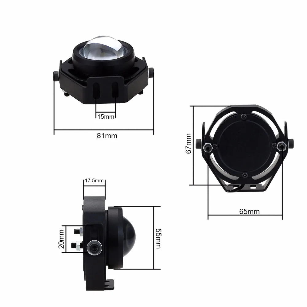 

GEETANS 2pcs/Lot Car Spot/Flood Worklight Head Lamp Truck Motorcycle Off Road Fog Lamp Tractor Car LED Headlight Work Lights BJ
