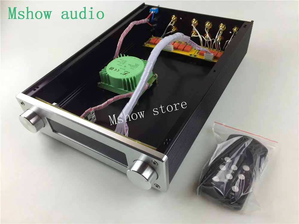 Mshow Hi Fi пульт дистанционного управления контроллером peramp пре Усилитель Аудио