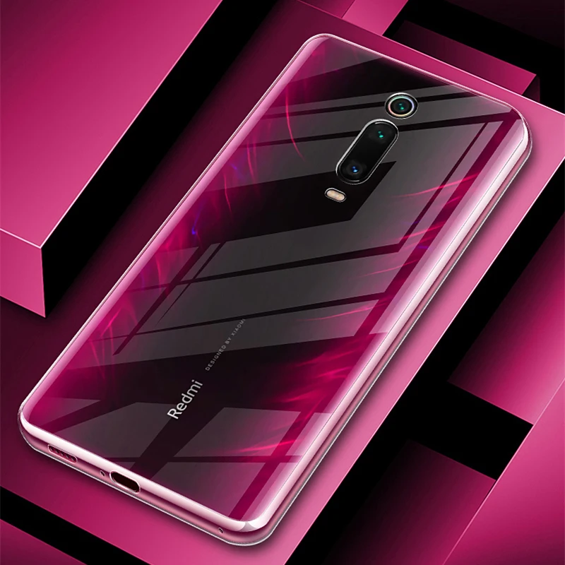 Для Xiaomi Redmi Note 7 K20 6A 6 Pro Чехол для телефона Роскошный ультра тонкий прозрачный