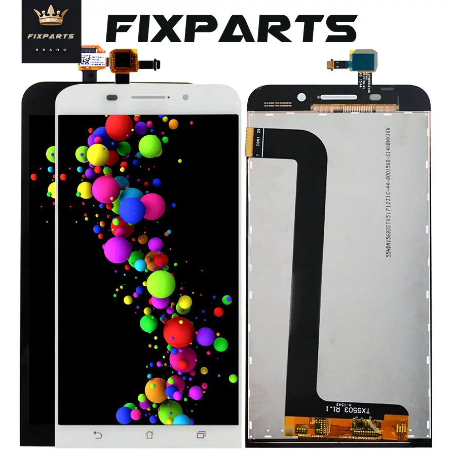 Оригинальная сенсорная панель ZC550KL LCD для ASUS Zenfone MAX + рамка Z010D lcd дисплей сенсорный