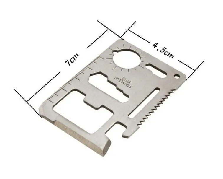 Metal Pocket Card Knife Bottle Opener Keychain Keyring Ruler Saw Spanner Sales Promotion Gift Baby520 | Автомобили и мотоциклы