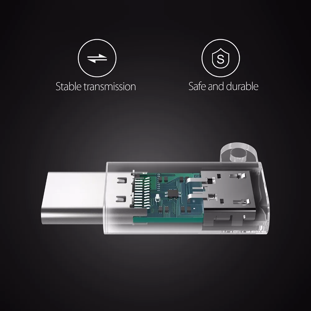 Techrise 2 пакет Тип USB c мужчина к Micro Женский Адаптеры для сим карт C конвертер Кабели