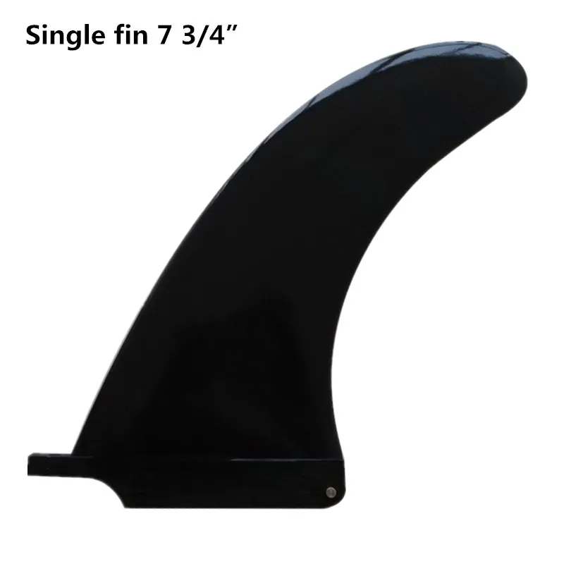 SUP одиночные плавники 6,5 ''7,5'' 7,75 ''8'' 9 ''9,5'' 10 ''дюймов нейлоновые пластмассовые плавники для серфинга Лонгборд Центровой плавник стоячий весло
