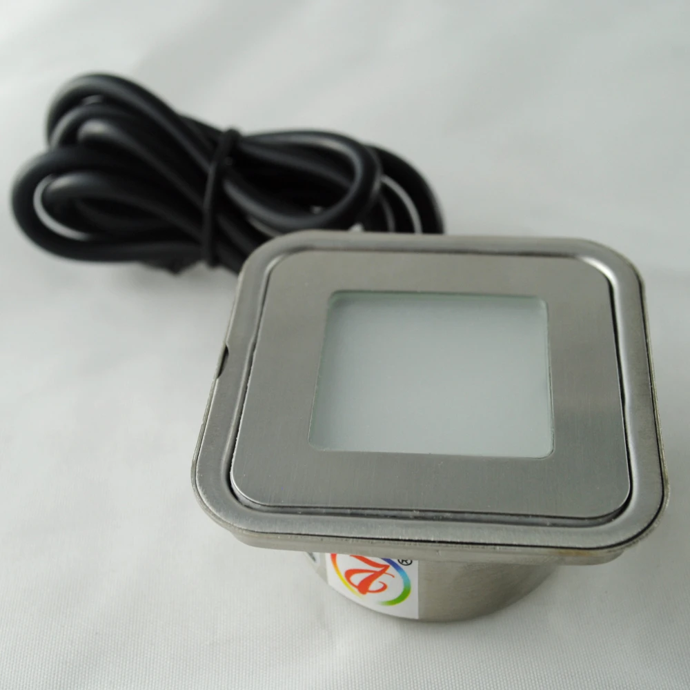 Светодиодная лампа для лестницы из нержавеющей стали 0 6 Вт 12 В постоянного тока