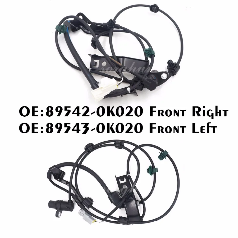 Датчик скорости колес 89542-0K020 89543-0K020 для Toyota Hilux Vigo 895420K020 895430K020 новинка 2 шт. |
