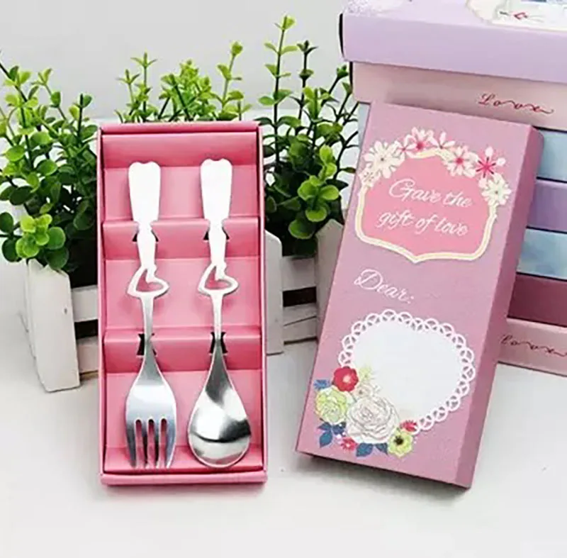 30 50 комплектов вилочных ложек с лазерной гравировкой имени логотипа на день