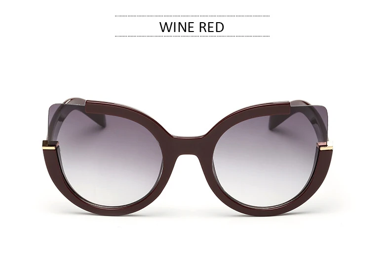 HapiGoo Новая мода кошачий глаз солнцезащитные очки для женщин брендовая