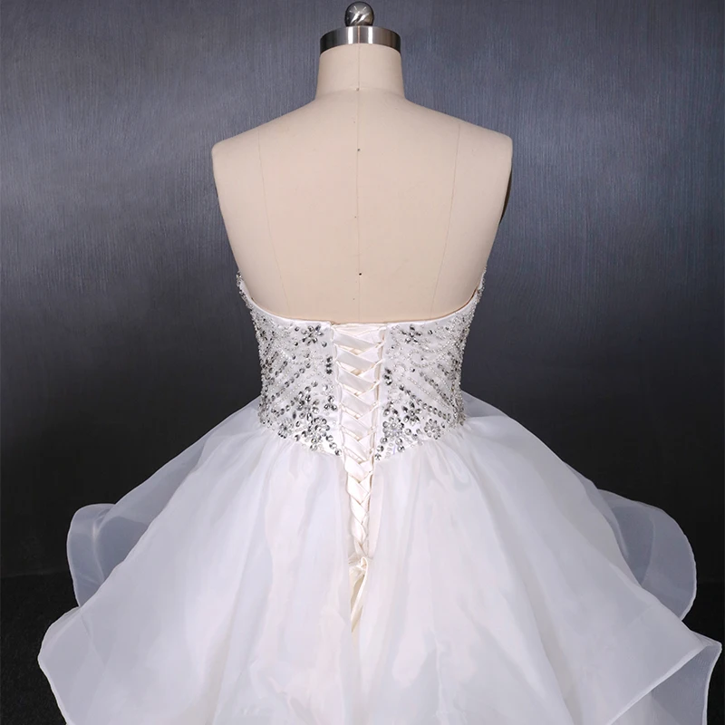 Роскошная свадебная одежда бальные платья украшенные стразами свадебные в