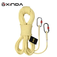 xinda escalada paracord rock climbing outdoor hiking safety rope 6 8 10mm diameter high strength fire prevention equipment