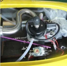 Гоночная лодка Osprey/ракетная лодка/бензиновая с двигателем Zenoah 26CC желтая|racing