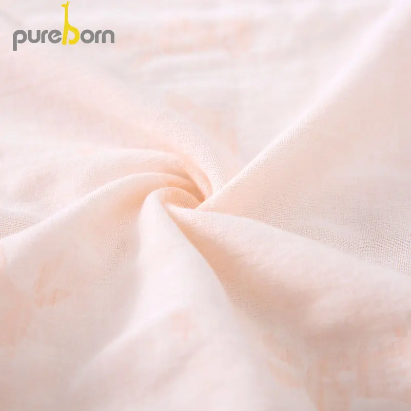 Детское банное муслиновое полотенце Pureborn хлопковое сушильное пляжное детское