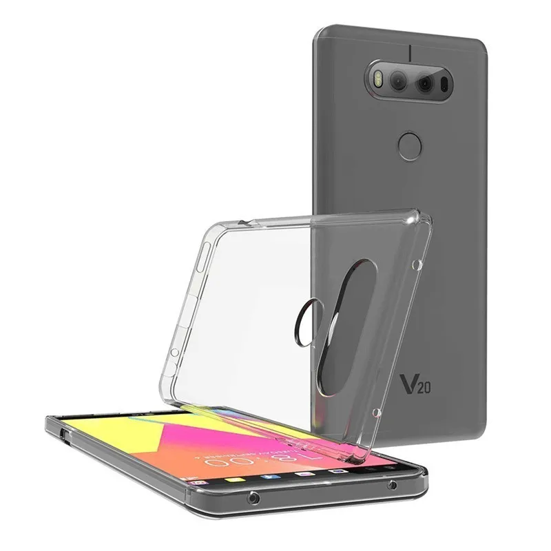 Ультра тонкий прозрачный мягкий силикагель ТПУ чехол силиконовый для LG V10/V20/V20