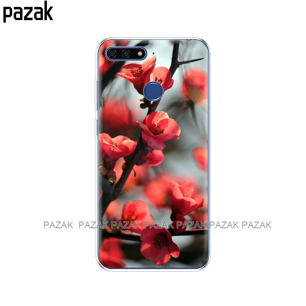 61350 Силиконовый чехол для Huawei AUM-L29 honor 7a pro, 5,7 дюймов, мягкий чехол из ТПУ для задней панели телефона, защитный чехол для Huawei honor 7a pro 7aPRO - Цвет: 61350