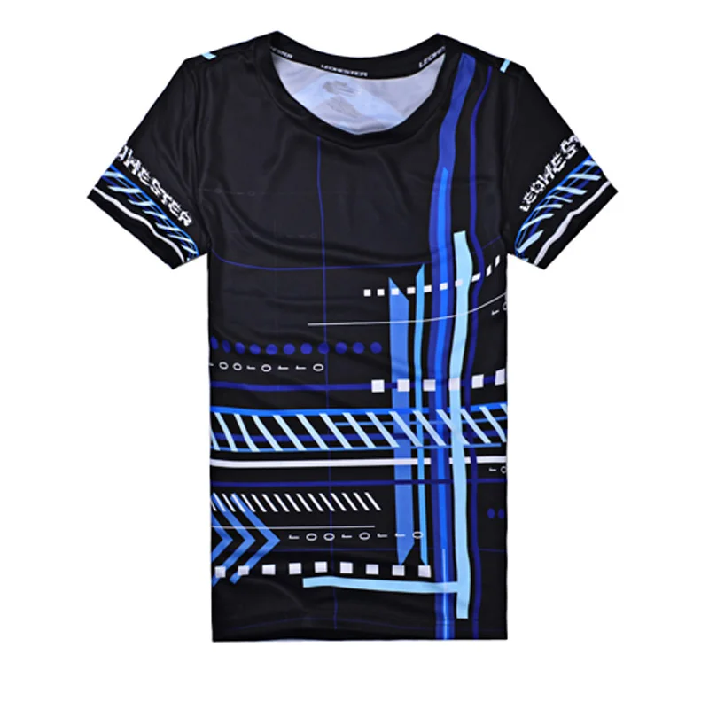ММА Оригинальные Короткие Рукава 3D Печать Футболка для Мужчин Сжатия Рубашка